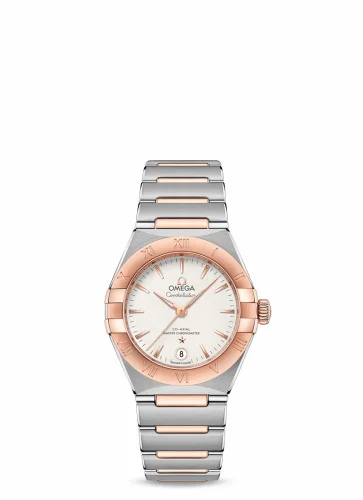 Omega Constellation Manhattan 29 Co-Axial Master Chronometer Stainless Steel / Sedna Gold / Silver 131.20.29.20.02.001 (13120292002001)